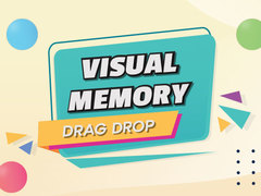 Lojë Visual Memory Drag Drop