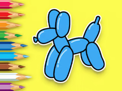Lojë Coloring Book: Balloon Puppy