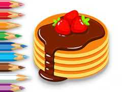 Lojë Coloring Book: Strawberry Pancake
