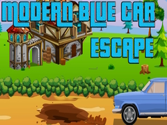 Lojë Modern Blue Car Escape