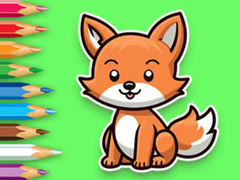 Lojë Coloring Book: Baby Fox