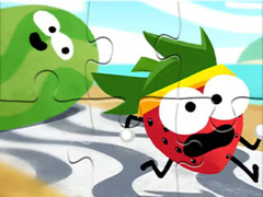 Lojë Jigsaw Puzzle: Fruit Race