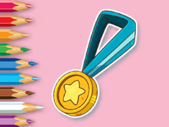 Lojë Coloring Book: Medal