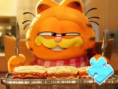 Lojë Jigsaw Puzzle: Garfield And Lasagna