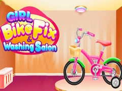 Lojë Girl Bike Fix & Washing Salon