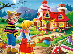 Lojë Jigsaw Puzzle: Gingerbread House