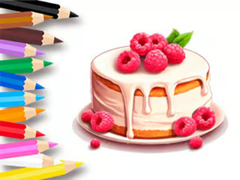 Lojë Coloring Book: Berry Cake