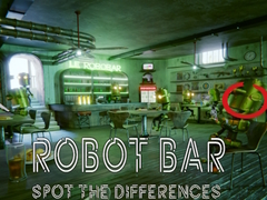 Lojë Robot Bar Spot the differences