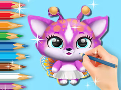 Lojë Coloring Book: Cute Fluvsies