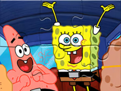 Lojë Jigsaw Puzzle: SpongeBob SquarePants Sweet Family