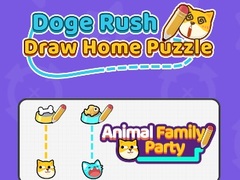 Lojë Doge Rush : Draw Home Puzzle