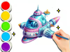 Lojë Coloring Book: Space Travel