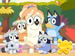 Lojë Jigsaw Puzzle: Bluey Sweet Portrait