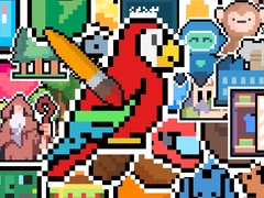 Lojë The Frame: Pixel Art