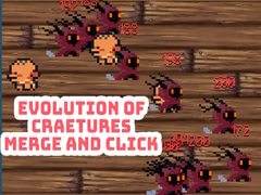 Lojë Evolution of Craetures Merge and Click