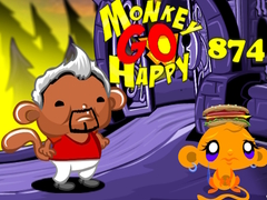 Lojë Monkey Go Happy Stage 874
