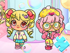 Lojë Jigsaw Puzzle: Avatar World Candy Girl