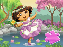 Lojë Jigsaw Puzzle: Dora Lake Dance