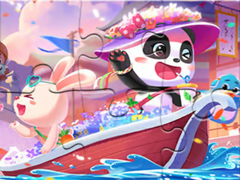 Lojë Jigsaw Puzzle: Baby Panda Fiesta