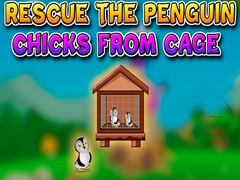 Lojë Rescue the Penguin Chicks from Cage