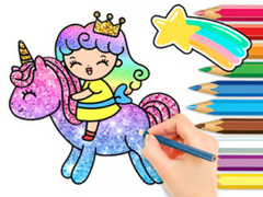 Lojë Coloring Book: Unicorn Princess