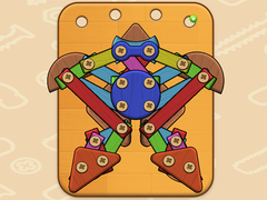 Lojë Wood & Screw Puzzle