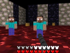 Lojë Herobrine's Catacombs 3D