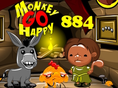 Lojë Monkey Go Happy Stage 884
