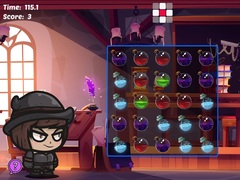 Lojë Wizardry Match 3 Battles