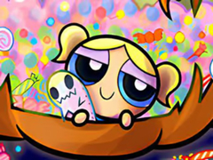 Lojë Jigsaw Puzzle: Powerpuff Girl Halloween