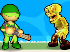Lojë Destruction of Stickman Zombie