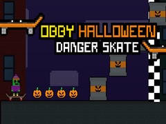 Lojë Obby Halloween Danger Skate