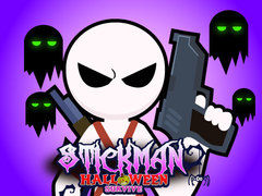 Lojë Stickman Halloween Survive