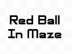 Lojë Red Ball In Maze
