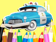 Lojë Coloring Book: Cars Sheriff