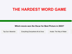 Lojë The Hardest Word Game