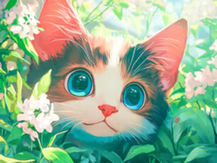 Lojë Jigsaw Puzzle: Innocent Cat