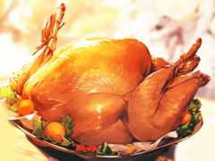 Lojë Jigsaw Puzzle: Thanksgiving Harvest Dinner