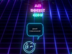Lojë Air Hockey Glow
