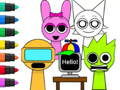 Lojë Coloring Book: Sprunki Incredibox