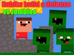Lojë Nubiks build a defense vs zombies