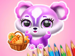 Lojë Coloring Book: Fluffy Picnic