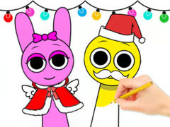 Lojë Coloring Book: Sprunki Christmas