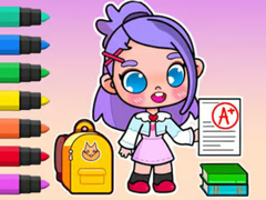 Lojë Coloring Book: Avatar School Day