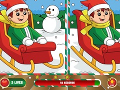 Lojë Christmas Find The Differences