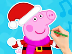 Lojë Coloring Book: Peppa Pig Snowman