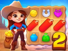 Lojë Wild West Match 2: The Gold Rush