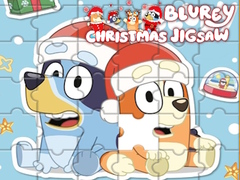 Lojë Bluey Christmas Jigsaw