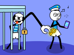 Lojë Stickman Troll Thief Puzzle