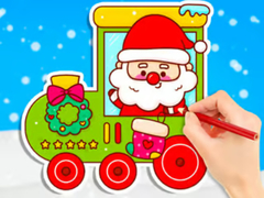 Lojë Coloring Book: Christmas Train